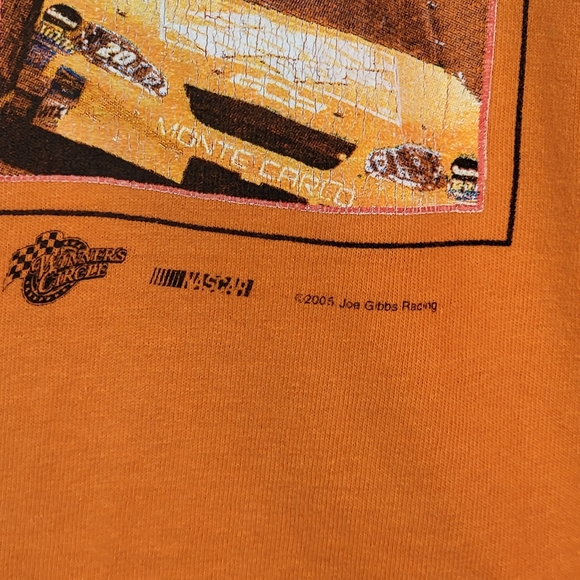 Tony Stewart Home Depo Thrashed Racing Shirt Cut Tag Men's See Measurements - Picture 10 of 15